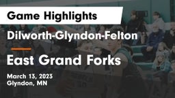 Dilworth-Glyndon-Felton  vs East Grand Forks  Game Highlights - March 13, 2023