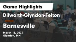 Dilworth-Glyndon-Felton  vs Barnesville  Game Highlights - March 15, 2023