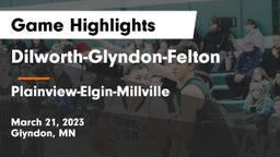 Dilworth-Glyndon-Felton  vs Plainview-Elgin-Millville  Game Highlights - March 21, 2023