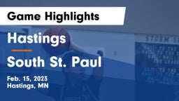Hastings  vs South St. Paul  Game Highlights - Feb. 15, 2023