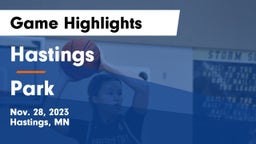 Hastings  vs Park  Game Highlights - Nov. 28, 2023