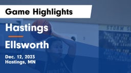 Hastings  vs Ellsworth  Game Highlights - Dec. 12, 2023