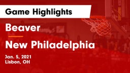 Beaver  vs New Philadelphia  Game Highlights - Jan. 5, 2021