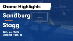 Sandburg  vs Stagg  Game Highlights - Jan. 23, 2022