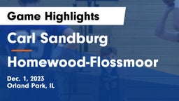 Carl Sandburg  vs Homewood-Flossmoor  Game Highlights - Dec. 1, 2023