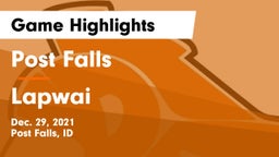 Post Falls  vs Lapwai  Game Highlights - Dec. 29, 2021