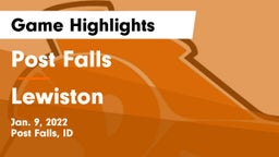 Post Falls  vs Lewiston  Game Highlights - Jan. 9, 2022
