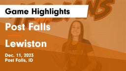Post Falls  vs Lewiston  Game Highlights - Dec. 11, 2023