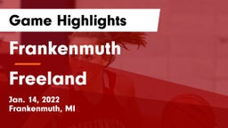 Frankenmuth  vs Freeland  Game Highlights - Jan. 14, 2022