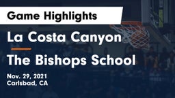 La Costa Canyon  vs The Bishops School Game Highlights - Nov. 29, 2021
