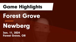 Forest Grove  vs Newberg  Game Highlights - Jan. 11, 2024