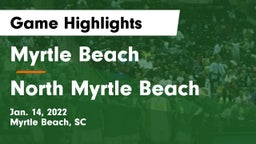Myrtle Beach  vs North Myrtle Beach  Game Highlights - Jan. 14, 2022