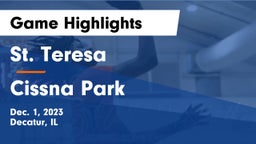 St. Teresa  vs Cissna Park  Game Highlights - Dec. 1, 2023