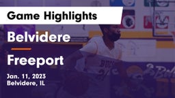 Belvidere  vs Freeport  Game Highlights - Jan. 11, 2023