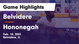 Belvidere  vs Hononegah  Game Highlights - Feb. 10, 2023