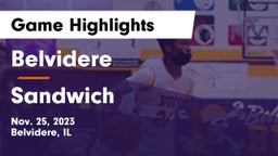 Belvidere  vs Sandwich  Game Highlights - Nov. 25, 2023
