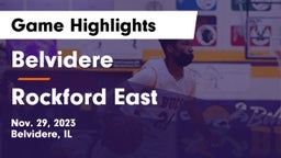 Belvidere  vs Rockford East  Game Highlights - Nov. 29, 2023