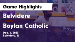 Belvidere  vs Boylan Catholic  Game Highlights - Dec. 1, 2023