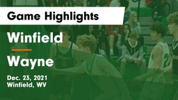 Winfield  vs Wayne  Game Highlights - Dec. 23, 2021