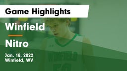 Winfield  vs Nitro  Game Highlights - Jan. 18, 2022