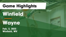 Winfield  vs Wayne  Game Highlights - Feb. 3, 2023