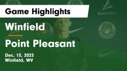 Winfield  vs Point Pleasant  Game Highlights - Dec. 13, 2023