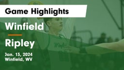 Winfield  vs Ripley  Game Highlights - Jan. 13, 2024