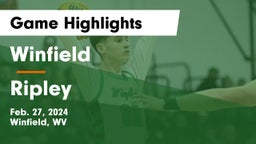 Winfield  vs Ripley  Game Highlights - Feb. 27, 2024