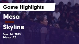 Mesa  vs Skyline  Game Highlights - Jan. 24, 2023