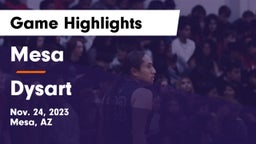 Mesa  vs Dysart  Game Highlights - Nov. 24, 2023