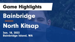 Bainbridge  vs North Kitsap  Game Highlights - Jan. 18, 2022