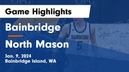 Bainbridge  vs North Mason  Game Highlights - Jan. 9, 2024