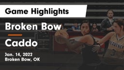 Broken Bow  vs Caddo Game Highlights - Jan. 14, 2022