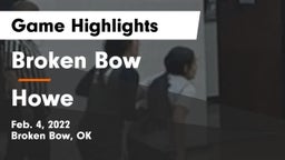 Broken Bow  vs Howe  Game Highlights - Feb. 4, 2022