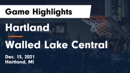 Hartland  vs Walled Lake Central  Game Highlights - Dec. 13, 2021