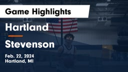 Hartland  vs Stevenson  Game Highlights - Feb. 22, 2024