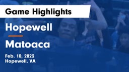 Hopewell  vs Matoaca  Game Highlights - Feb. 10, 2023