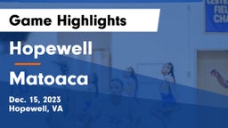 Hopewell  vs Matoaca  Game Highlights - Dec. 15, 2023