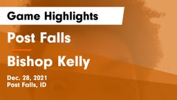 Post Falls  vs Bishop Kelly  Game Highlights - Dec. 28, 2021