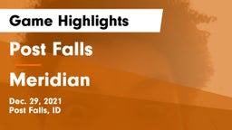 Post Falls  vs Meridian  Game Highlights - Dec. 29, 2021