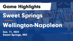 Sweet Springs  vs Wellington-Napoleon  Game Highlights - Jan. 11, 2022