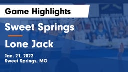 Sweet Springs  vs Lone Jack Game Highlights - Jan. 21, 2022