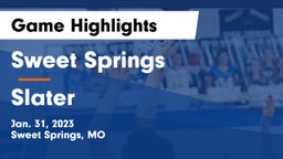 Sweet Springs  vs Slater  Game Highlights - Jan. 31, 2023