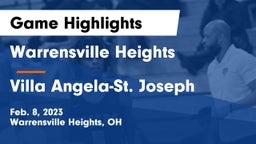 Warrensville Heights  vs Villa Angela-St. Joseph  Game Highlights - Feb. 8, 2023