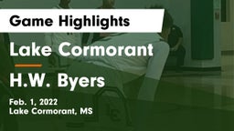 Lake Cormorant  vs H.W. Byers Game Highlights - Feb. 1, 2022
