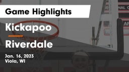 Kickapoo vs Riverdale  Game Highlights - Jan. 16, 2023