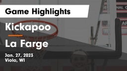 Kickapoo vs La Farge Game Highlights - Jan. 27, 2023