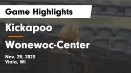 Kickapoo vs Wonewoc-Center  Game Highlights - Nov. 28, 2023