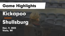 Kickapoo vs Shullsburg  Game Highlights - Dec. 9, 2023