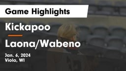 Kickapoo vs Laona/Wabeno Game Highlights - Jan. 6, 2024